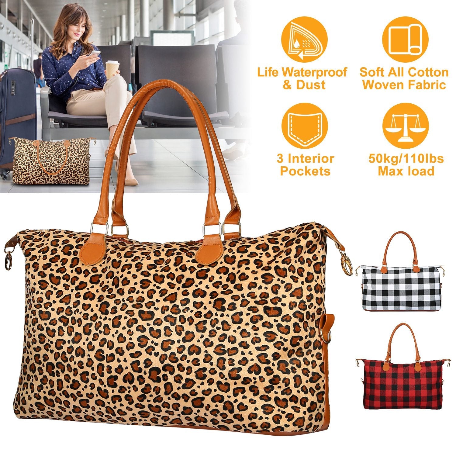 Women Duffle Bag Travel Luggage Clearance 100% Guaranteed