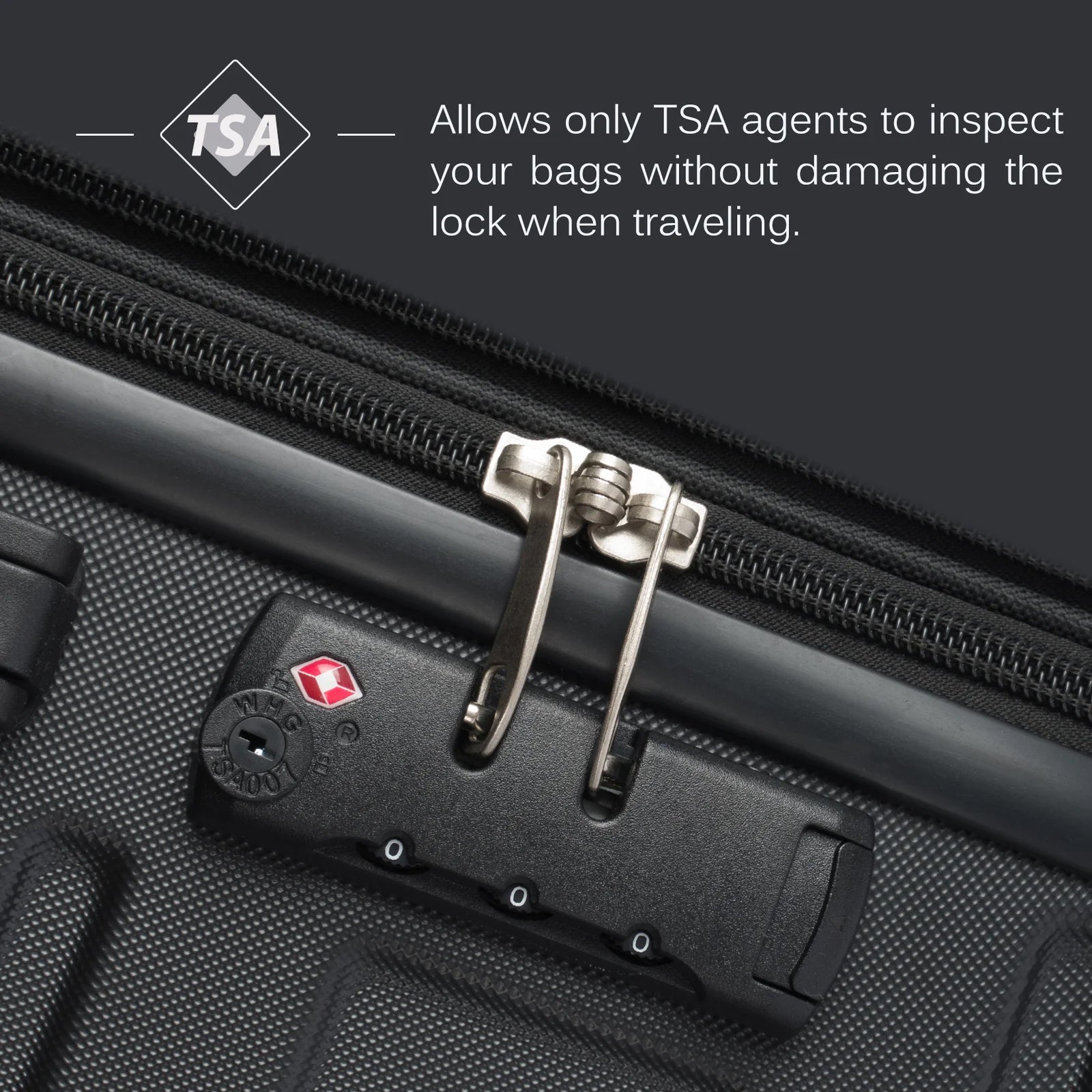 3-Piece Set: Luggage Set Hardside Spinner Suitcase With TSA Lock Cheap Sale Lowest Pice