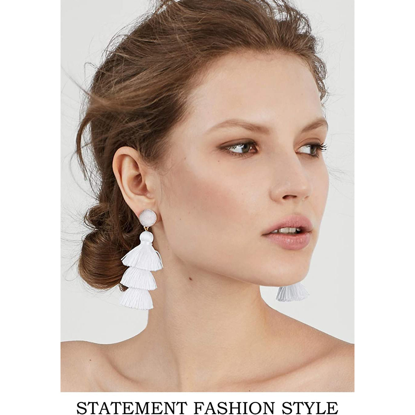 Me&Hz Colorful Layered Tassel Earrings Discount The Cheapest