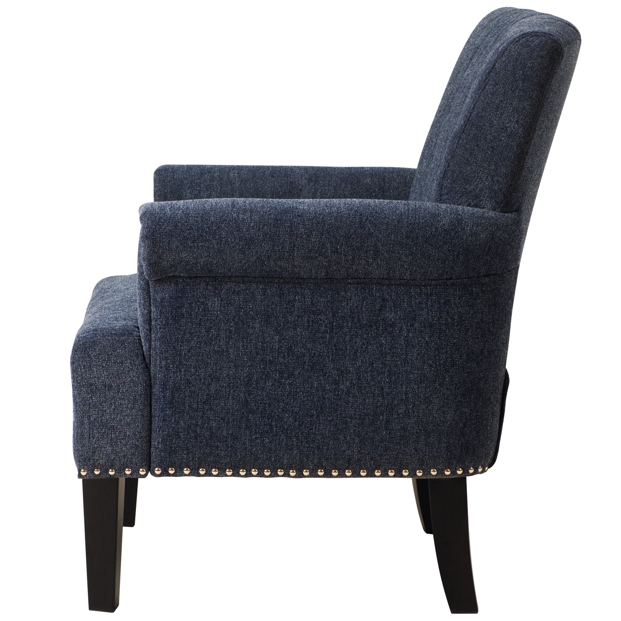 Accent Rivet Tufted Polyester Armchair Sale Wholesale Pice