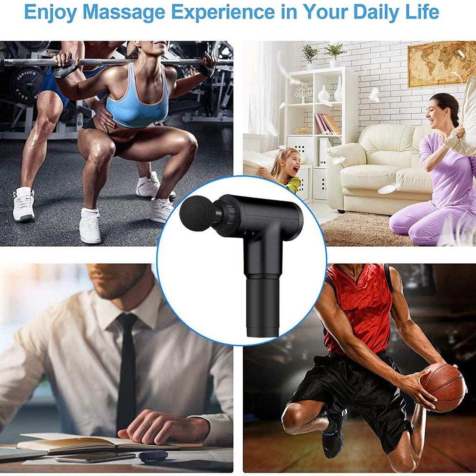 Deep Tissue Massage Gun with Interchangeable Heads Fashionable