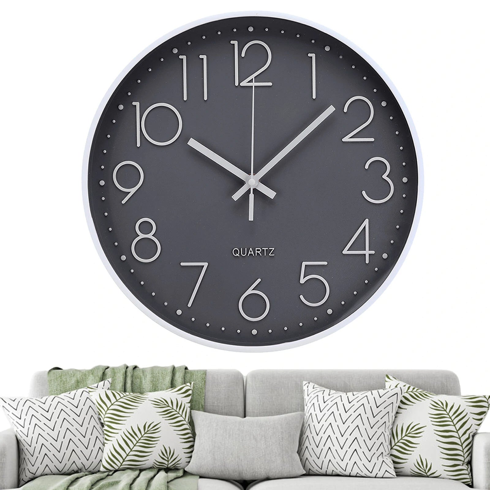 Silent Quartz Decorative Battery Powered Wall Clock Browse