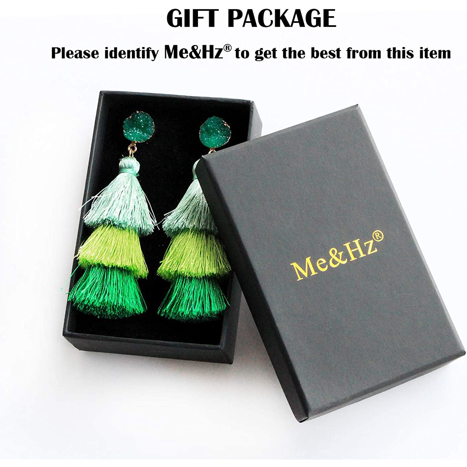 Me&Hz Colorful Layered Tassel Earrings Discount The Cheapest