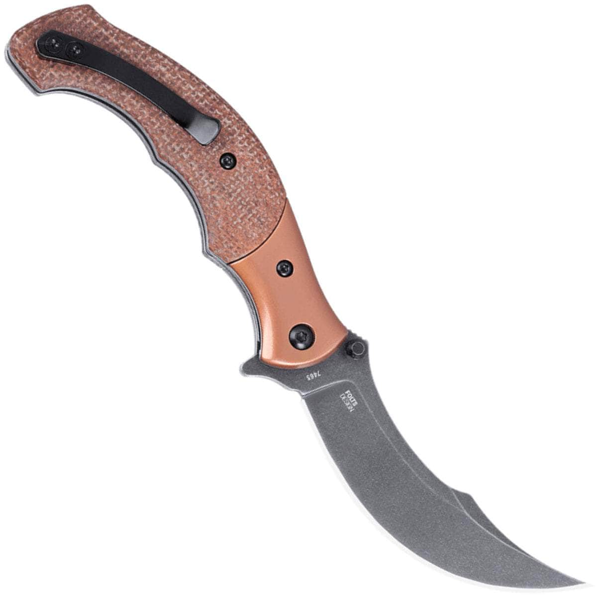 CRKT Ritual Compact, 3.33 Assisted Blade, Micarta/Steel Handle - 7465 Websites For Sale