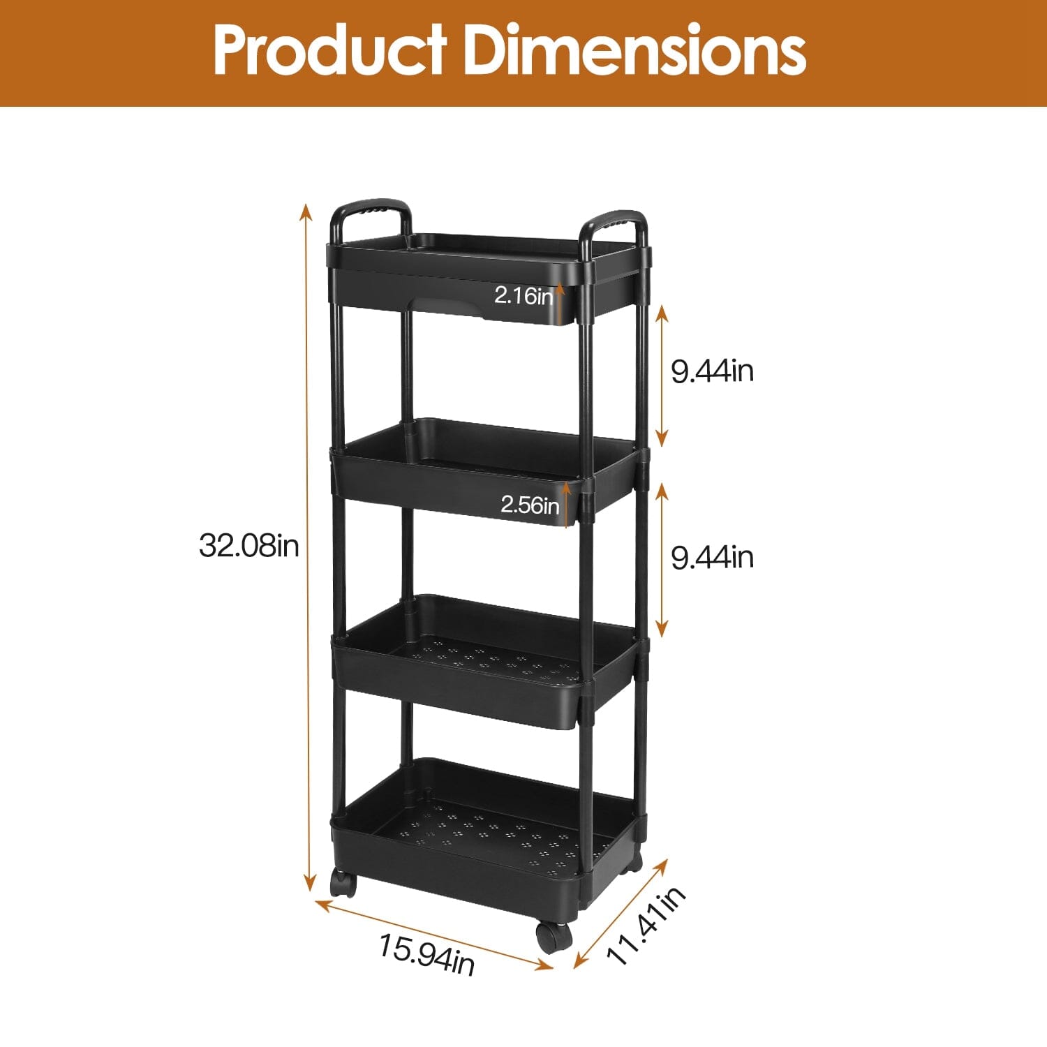 Rolling Utility Cart with Drawer Sale Enjoy