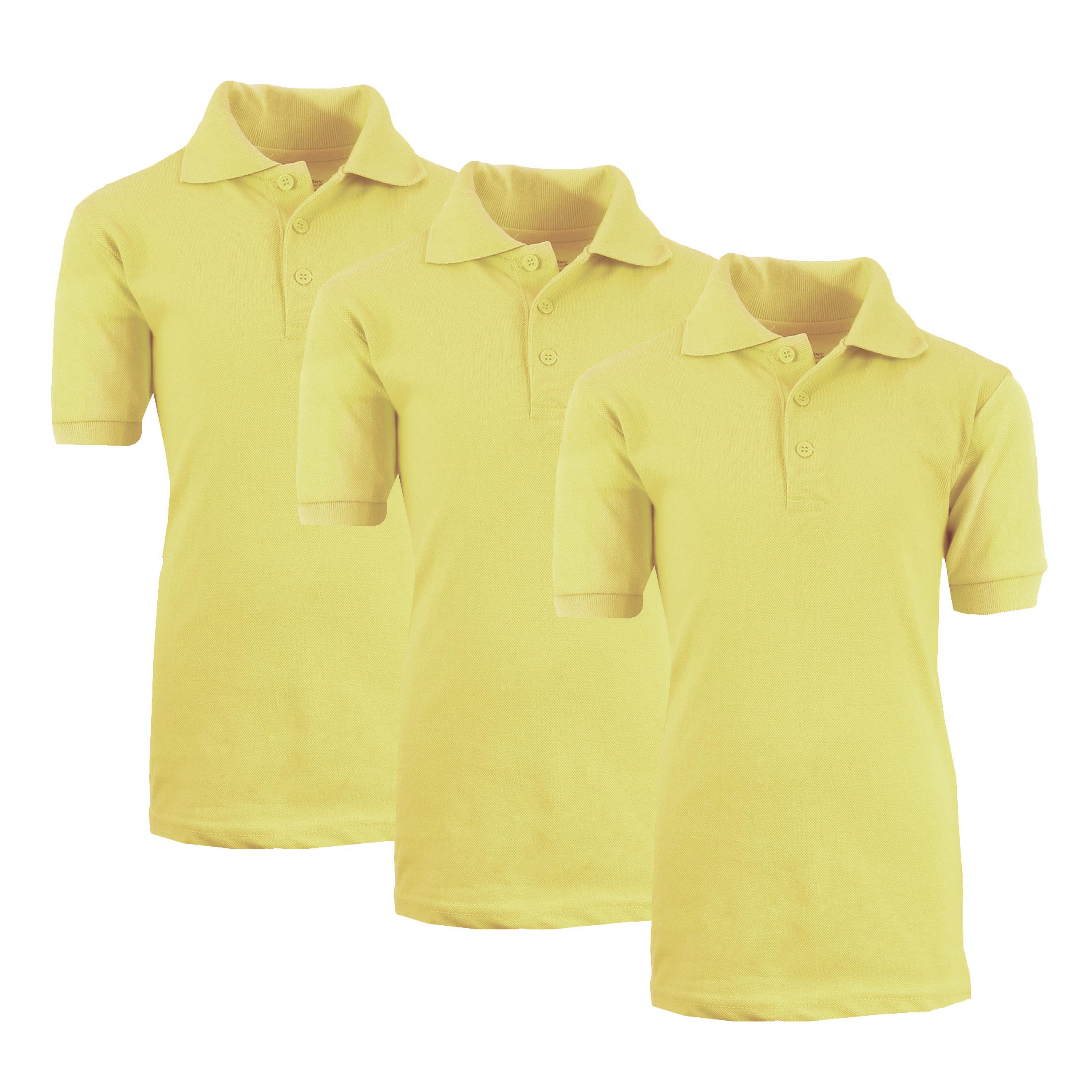 3-Pack: Boys School Uniform Polo Good Selling Sale Online