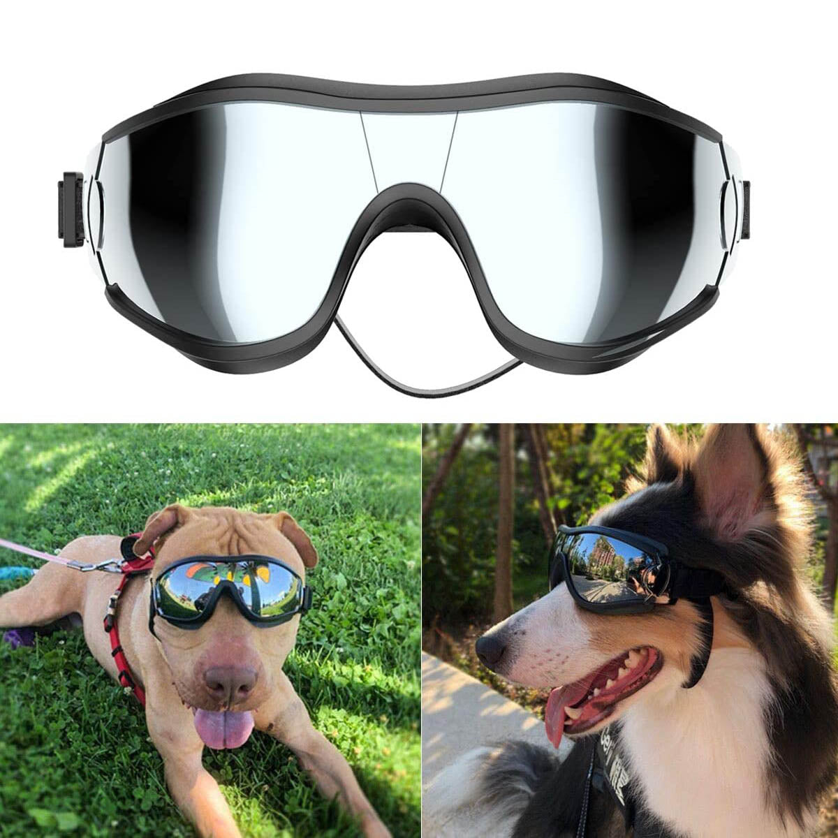 NVTED Dog Sunglasses with Adjustable Strap for Medium or Large Dog Free Shipping Supply