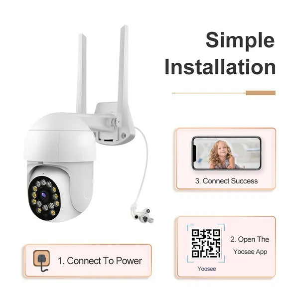 1080P Outdoor Full Color Night Vision Surveillance Camera Official Site For Sale