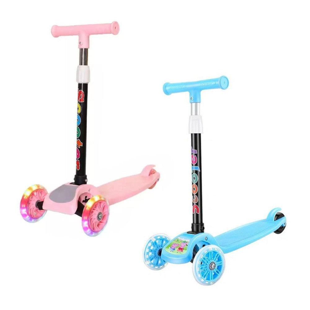 2-Pack: Kids T-Bar Scooter With Flashing Wheels Buy Cheap Comfortable