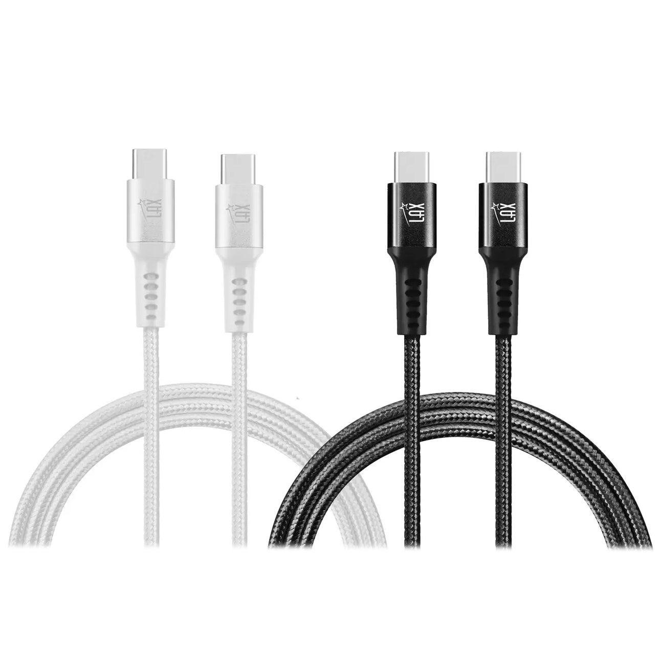 2-Pack: Nylon USB C to USB C Cable 6 Ft. 60W Get To Buy Sale Online