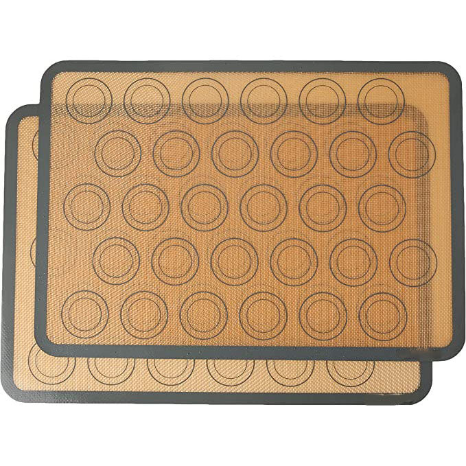 2-Pack: Silicone Nonstick Food Safe Macarons Baking Mat Brand New Unisex