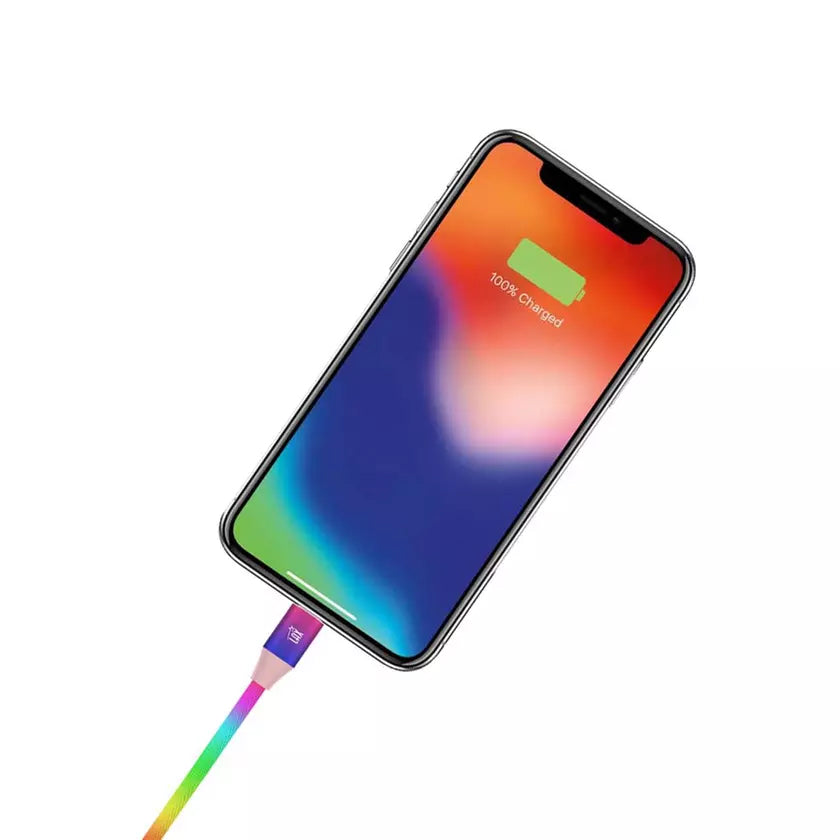 MFi Certified Colorful Rainbow Lightning Cables for Apple iPhone and iPad Online Online With Mastercard