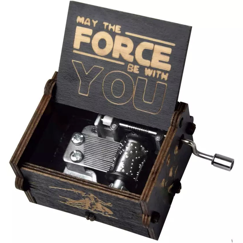 Star Wars Engraved Wooden Music Box Cheapest Pice Online