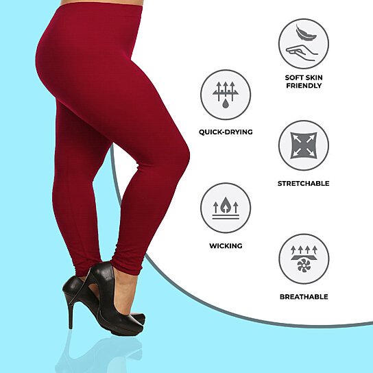 2-Pack: Plus Size Women's Ultra-Soft High Waisted Capri Leggings Sale Visit