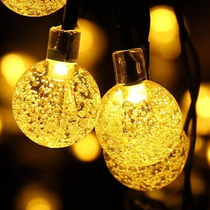 30 LED Solar String Ball Lights Outdoor Waterproof  Garden Decor Sale Cheap Online