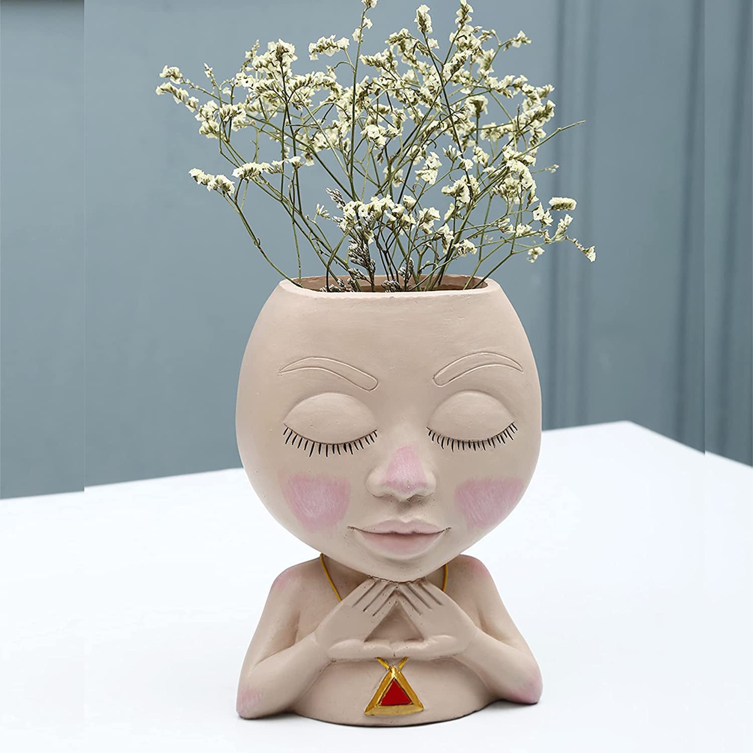 Face Flower Pot Head Vase for Indoor Plant Decoration Sale Tumblr