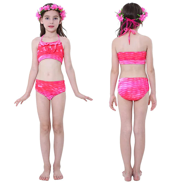 3-Piece: Girls Swimwear Bikini Set Low Pice For Sale