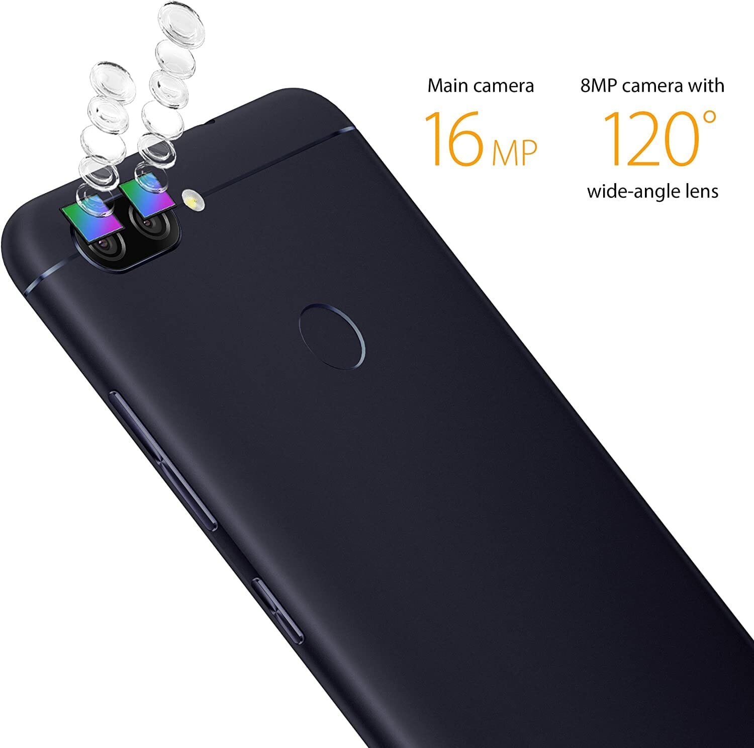 ASUS ZenFone Max Plus 5.7, Blue 32GB Storage (Refurbished) Free Shipping Fashion Style