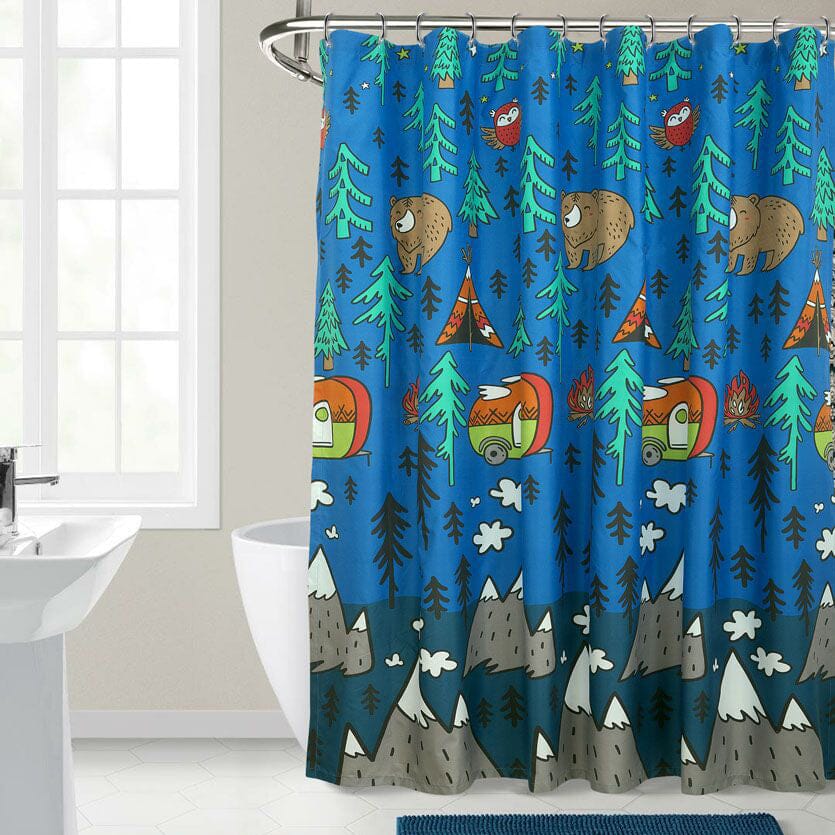 Kidz Mix Camping Explorer Shower Curtain Sale Amazon