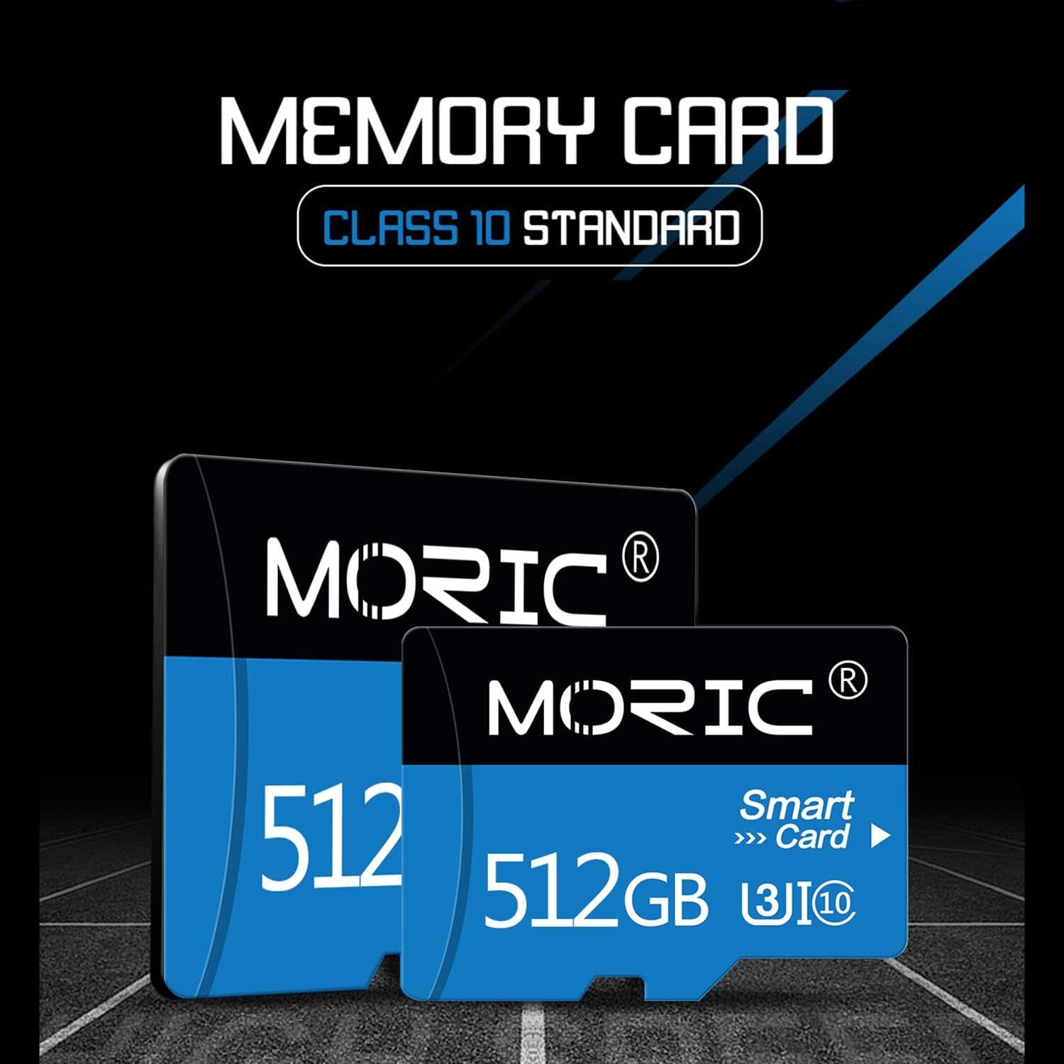 Moric 512GB Micro SD Card with Adapter Class 10 Fast Speed Memory Card  (Refurbished) Cheap Sale Websites