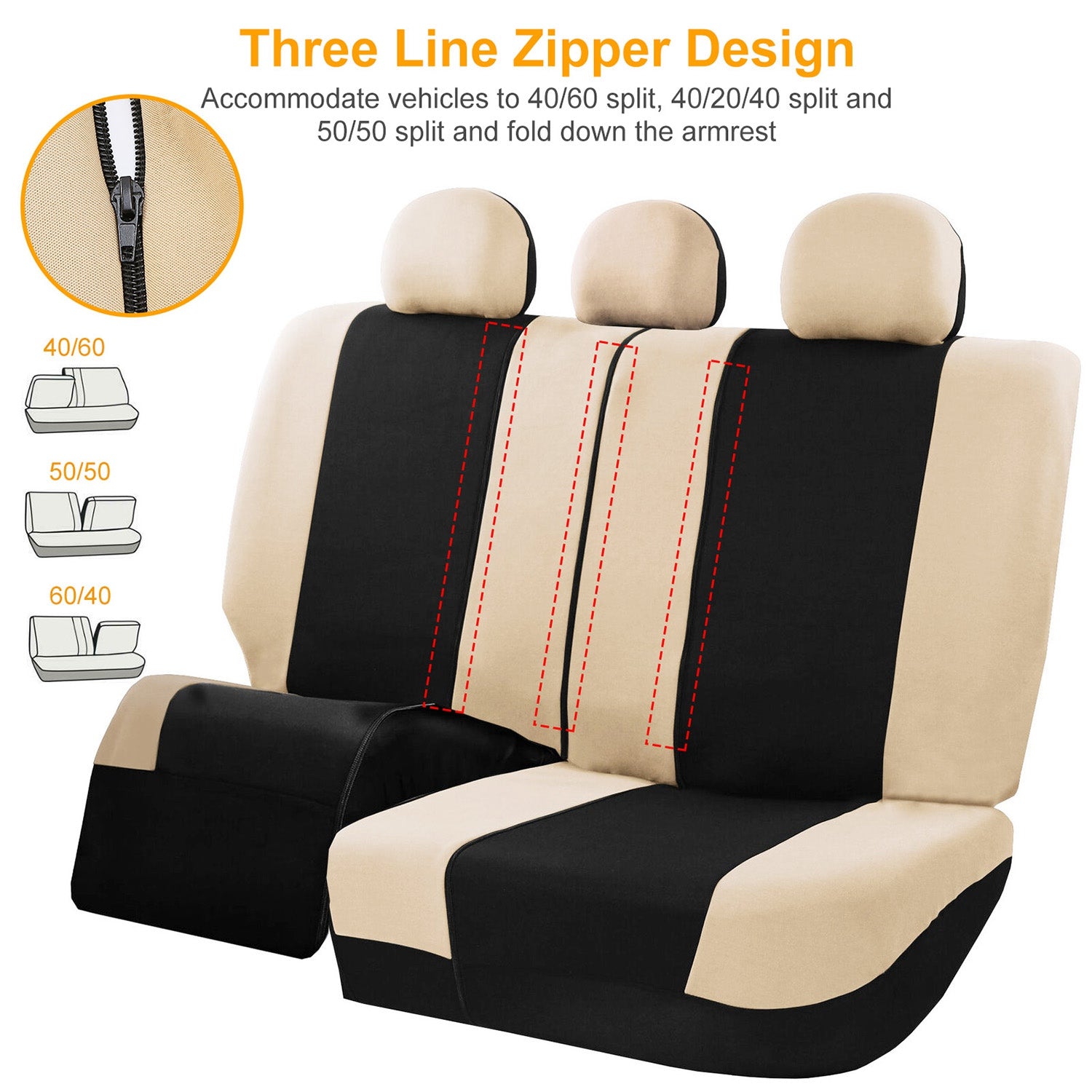 14-Pieces: Universal Auto Seat Cover Set Pictures Online