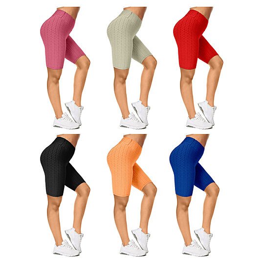 4-Pack Women's Butt Lifting Biker Shorts (Anti-Cellulite) Cheap Fashion Style