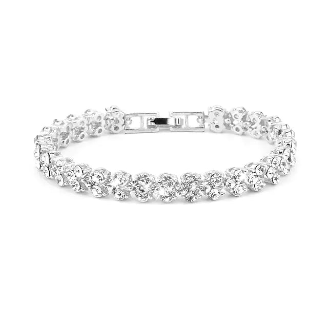 Women's Tennis Crystal Bracelet Clearance Wide Range Of