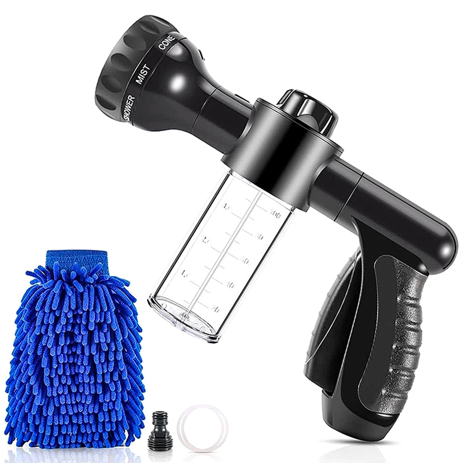 8-in-1 Foam Garden Hose Nozzle Soap Sprayer Affordable Online