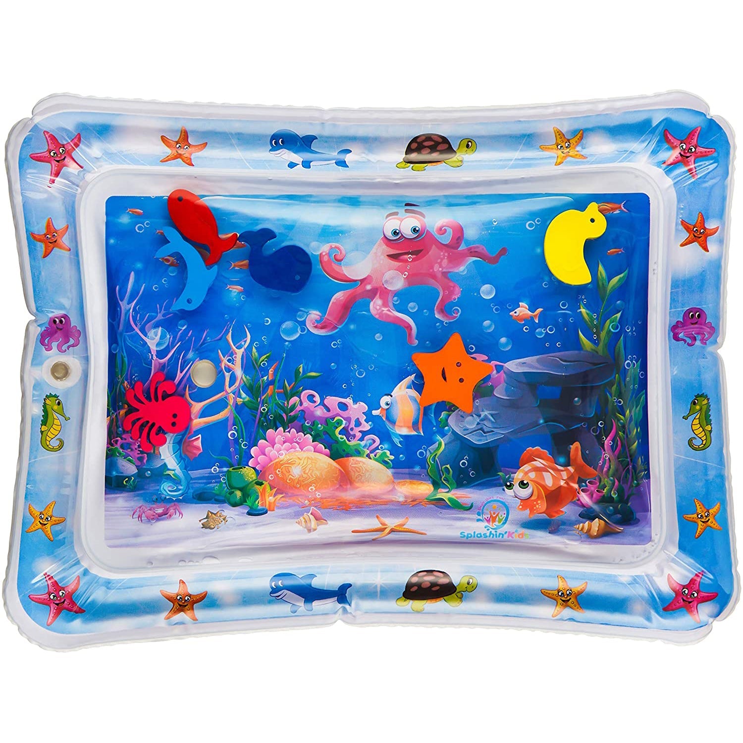 Splashin' Kids Inflatable Tummy Time Premium Water Mat Infants and Toddlers Free Shipping Purchase