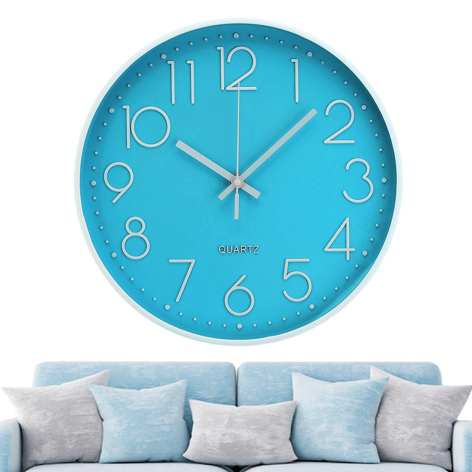 Silent Quartz Decorative Battery Powered Wall Clock Browse