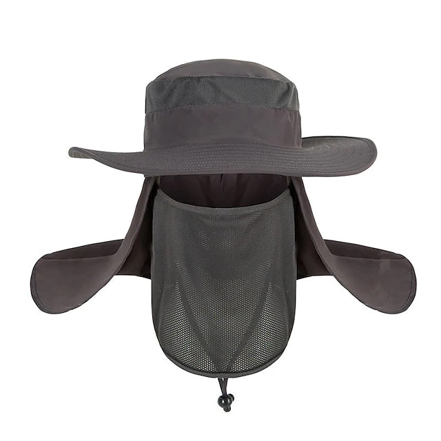 Adult Wide Brim Sun Hat with Neck Face Flap Cover The Best Store To Get