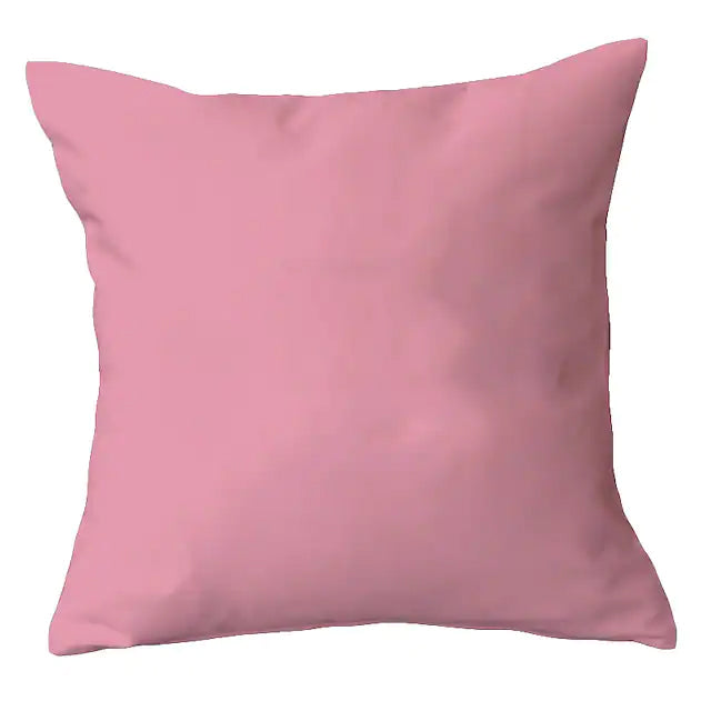 2-Piece: Solid Colored Simple Square Pillowcases Clearance Largest Supplier