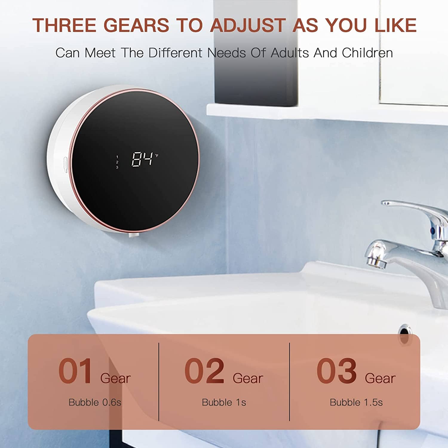 Smart Automatic Wall Mount Soap Dispenser Touchless Cheap Sale Fashionable