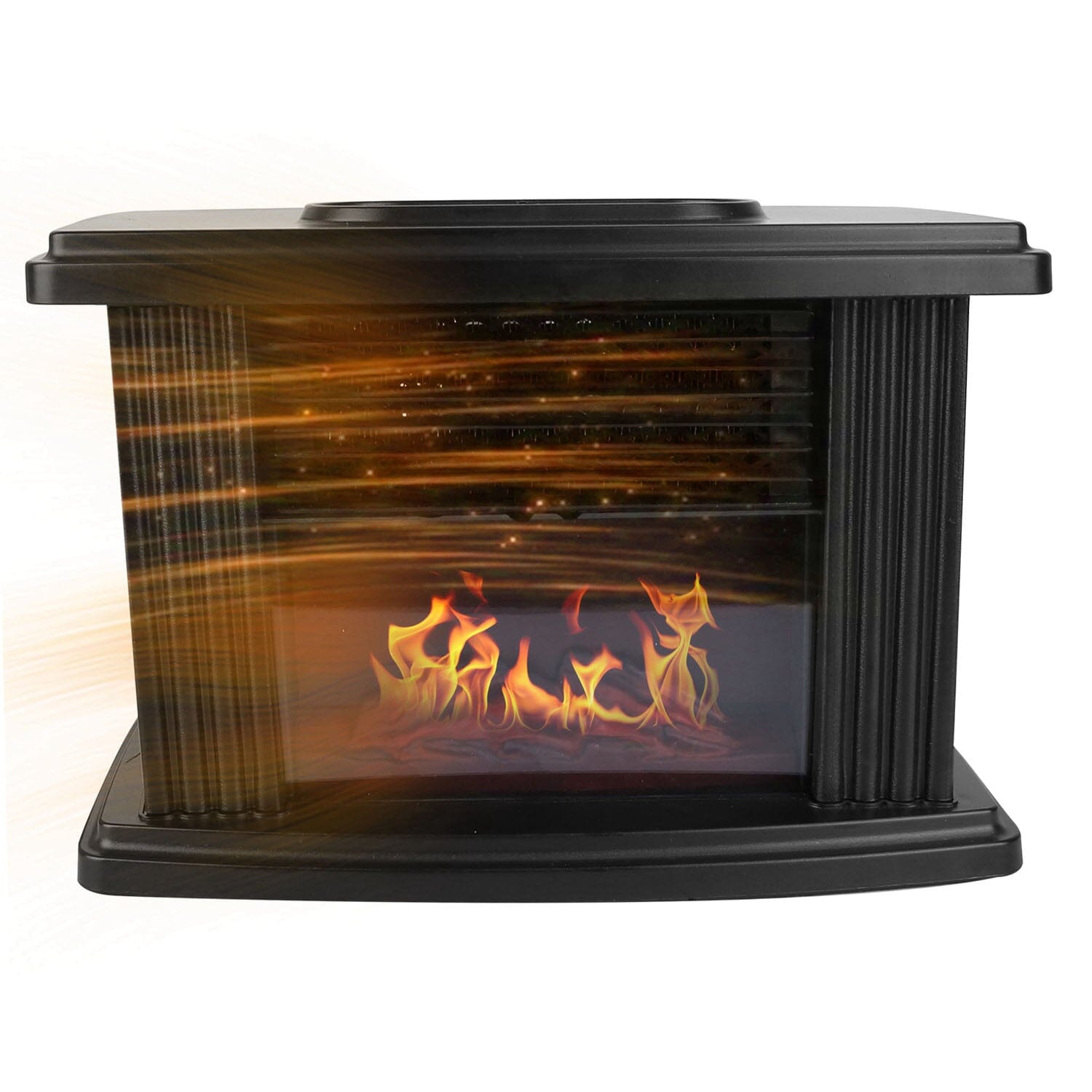 800W Artificial Flame Stove Electric Fireplace Heater Manchester