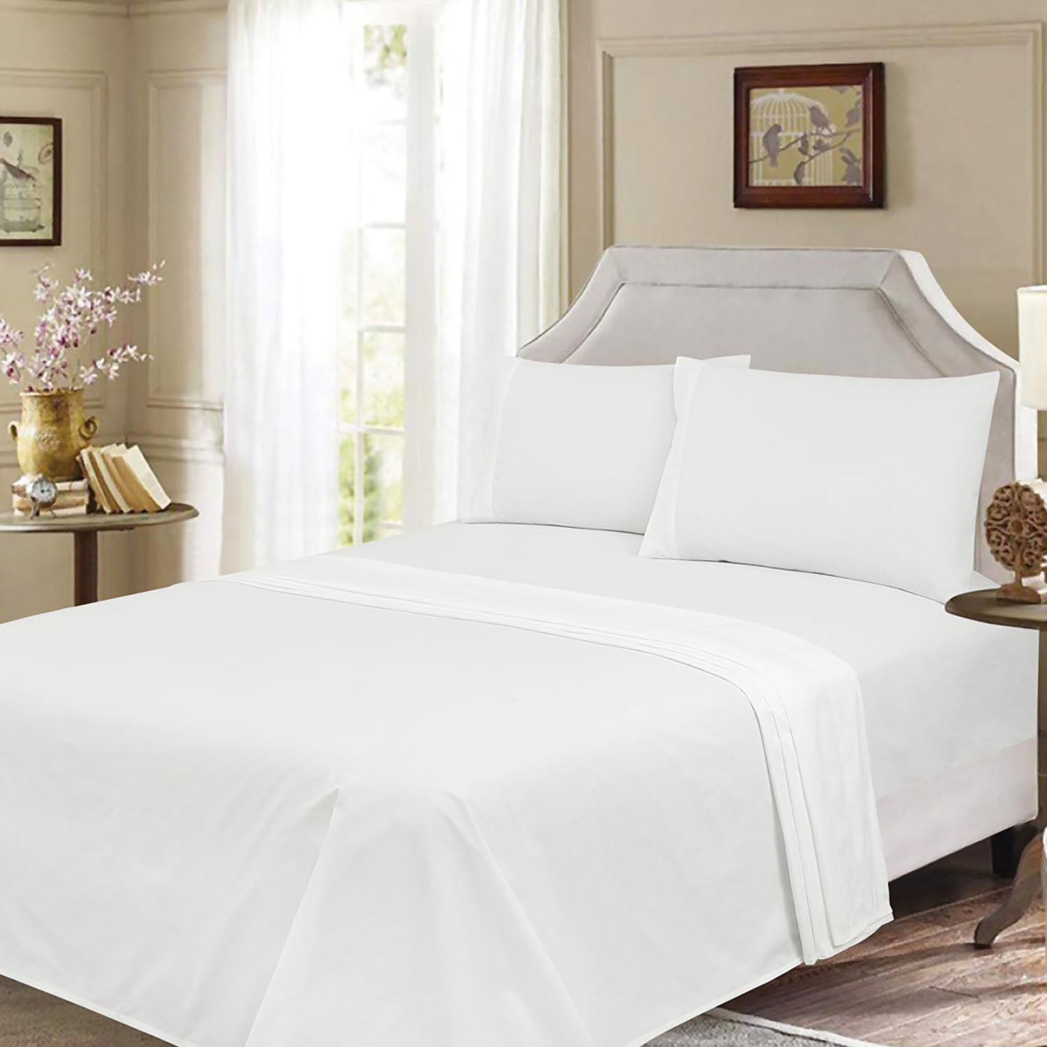 Luxury Ultra-Soft 300 Thread Count Cotton Sheet Online Online Outlet Sale