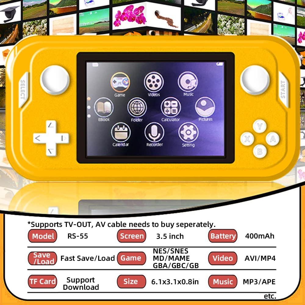 Handheld Game Console 3.5inch Mini Retro Gaming Player Sale Browse