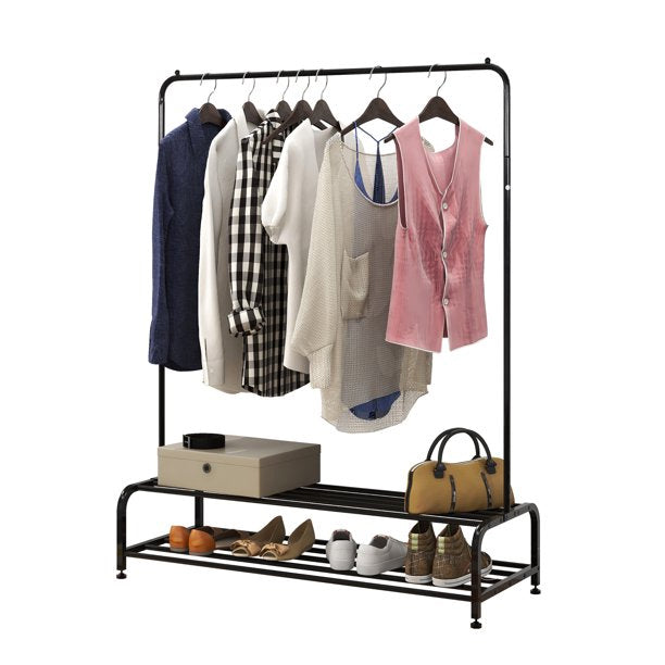 Clothing Garment Rack with Shelves Get Authentic Sale Online