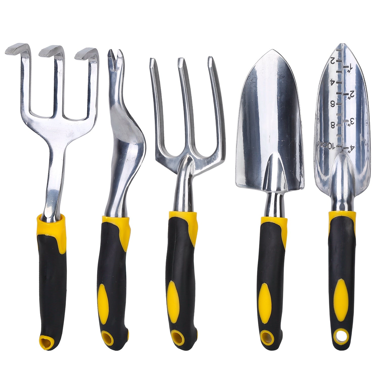 5-Pieces Set: Heavy Duty Garden Tool Set with Non-Slip Handle Clearance Wholesale Pice