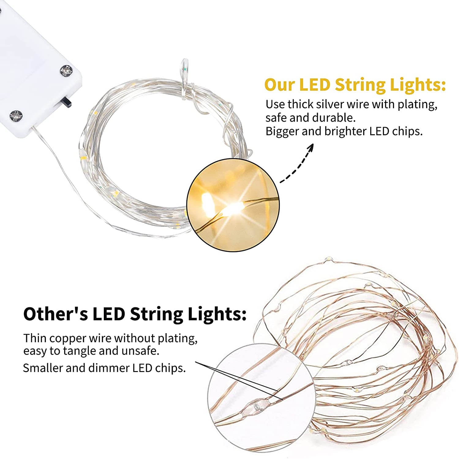 12-Pack: Led Fairy Lights Battery Operated String Lights Cheap Sale Fashionable