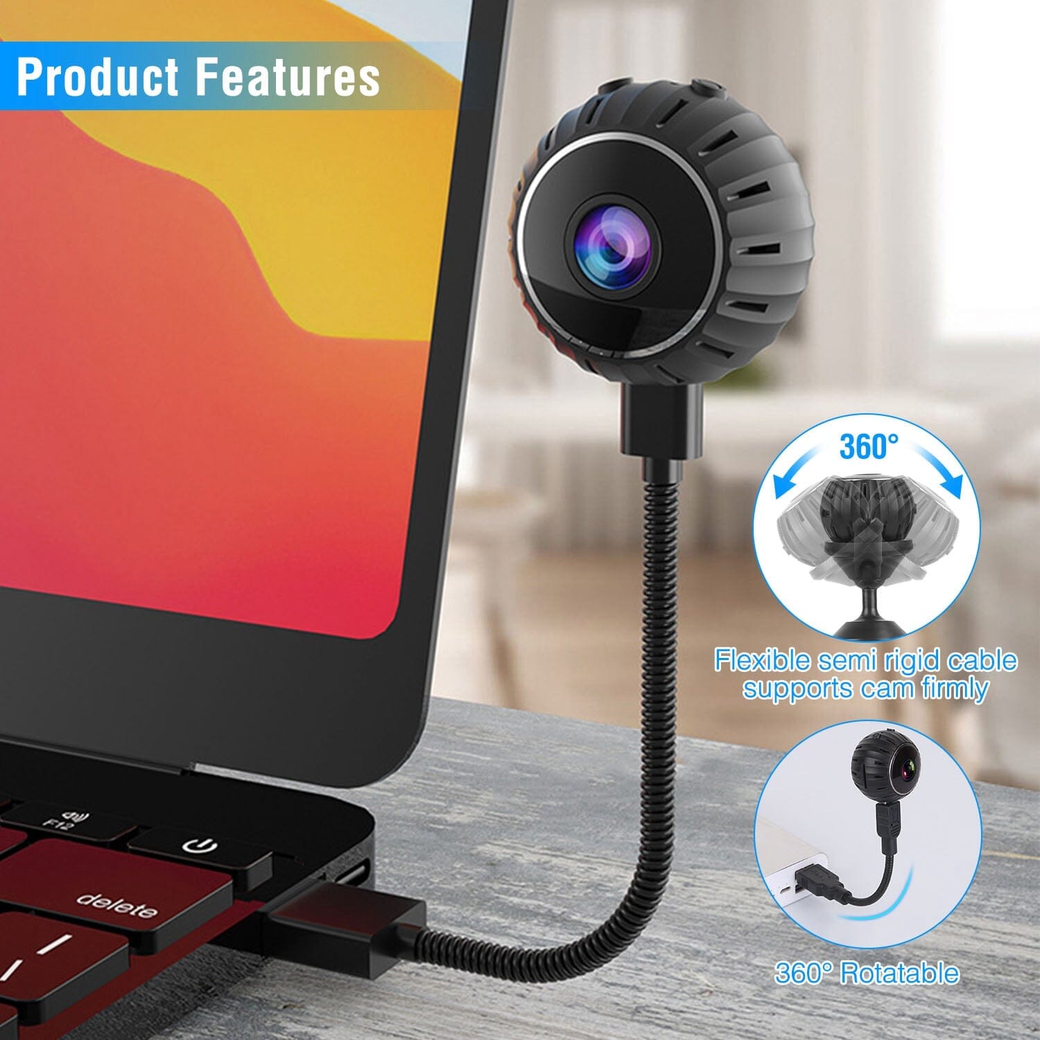 Mini Wireless Camera Wifi IR Night Vision HD 1080P Home Security With Paypal Low Pice