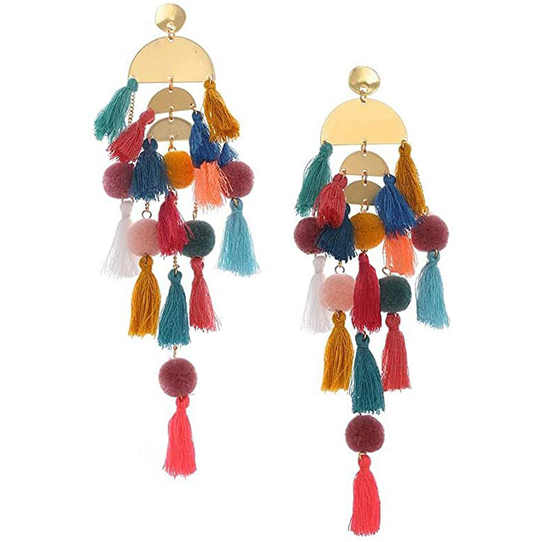 Boho Long Tassel Fringe Earrings Discount Best Place