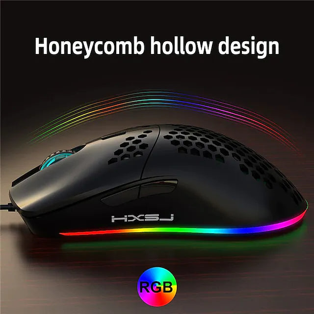 J900 Honeycomb Hollow Wired Gaming Mouse Buy Cheap Clearance Store