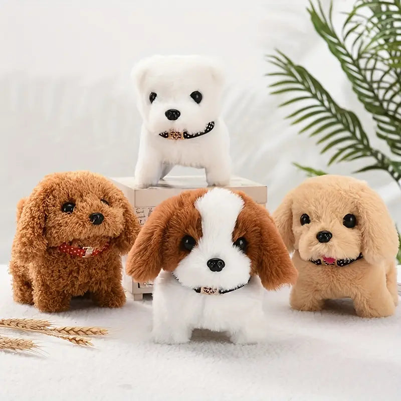 Walking Dog Toy Lifelike Doggy Smart Pets Barking Tail-wagging Wagging Simulation Dog  (Refurbished) Cheap Sale Manchester Great Sale