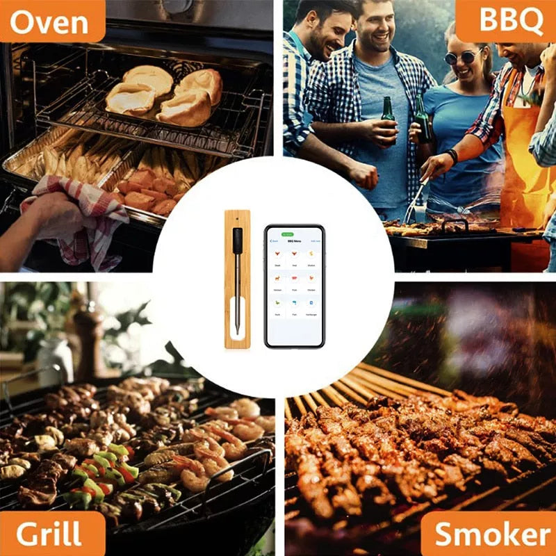 Smart Meat Thermometer with Bluetooth Clearance Online Amazon