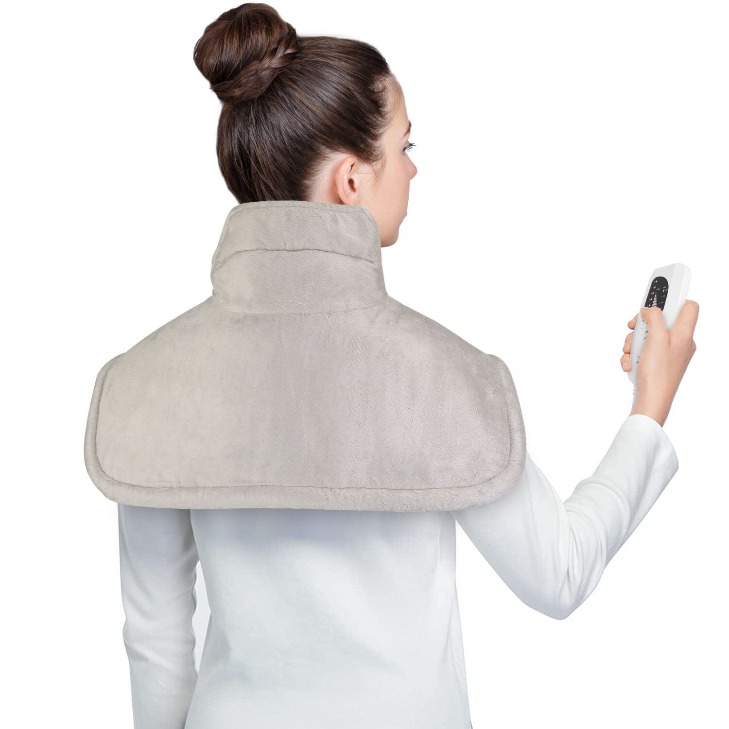 Large Weighted Heating Pad for Neck and Shoulders Sale 100% Guaranteed