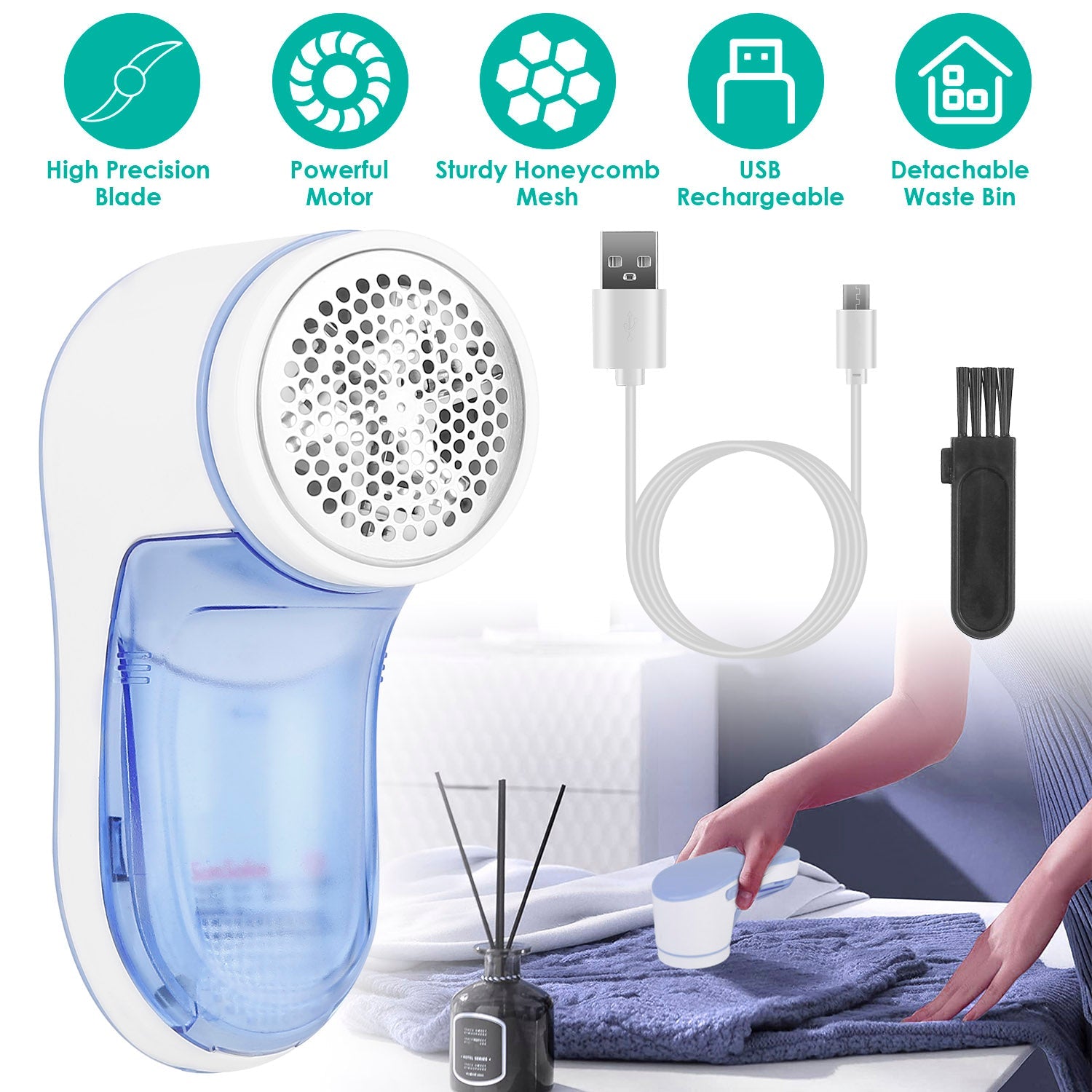 Electric Lint Shaver USB Rechargeable Fabric Clothes Lint Fluff Remover Buy Cheap Pice