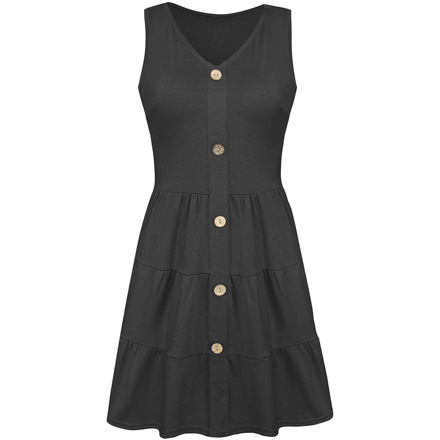 Women's Summer Sleeveless V Neck Dress With Paypal Sale Online