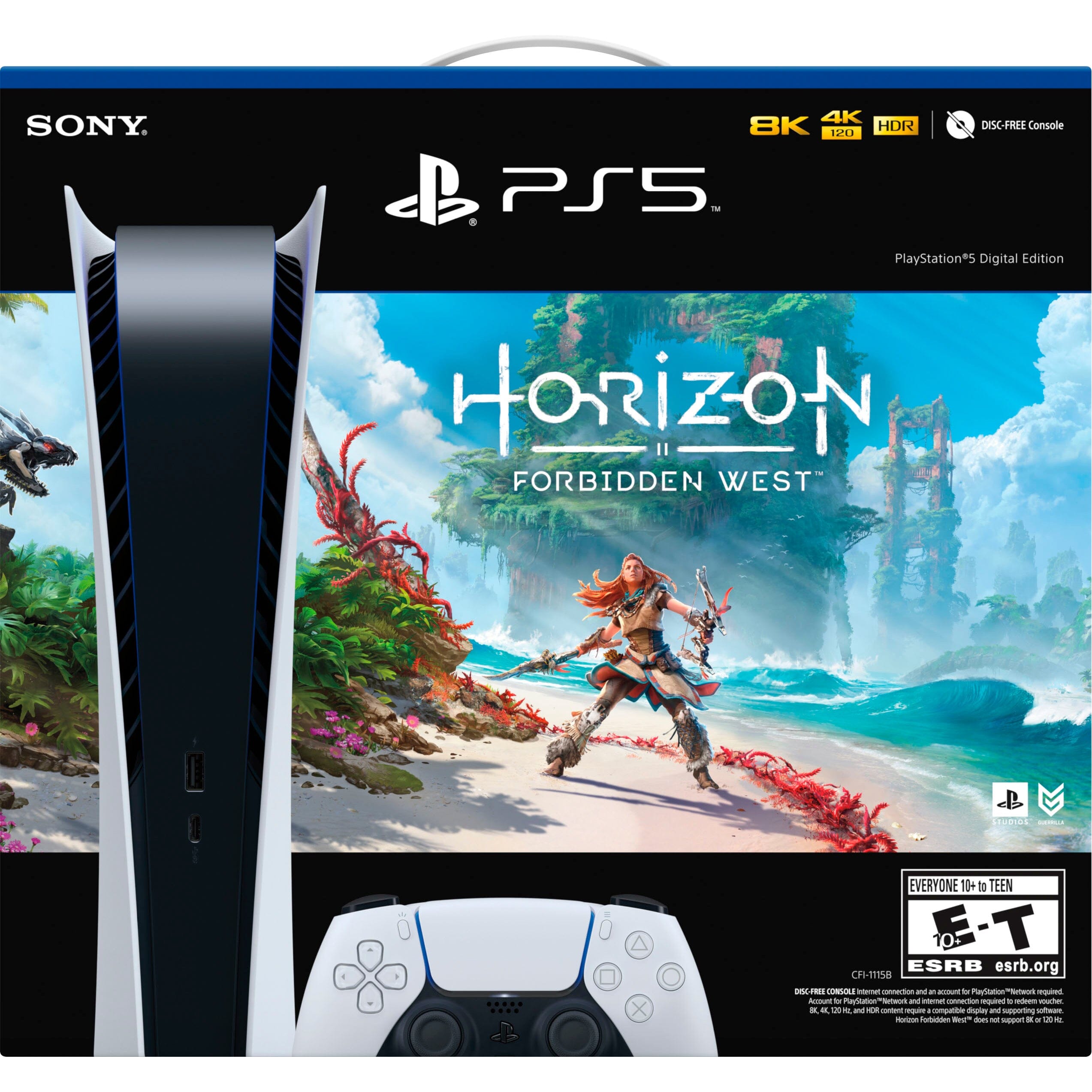 Sony PlayStation 5 Digital Edition – Horizon Forbidden West Bundle Clearance Find Great