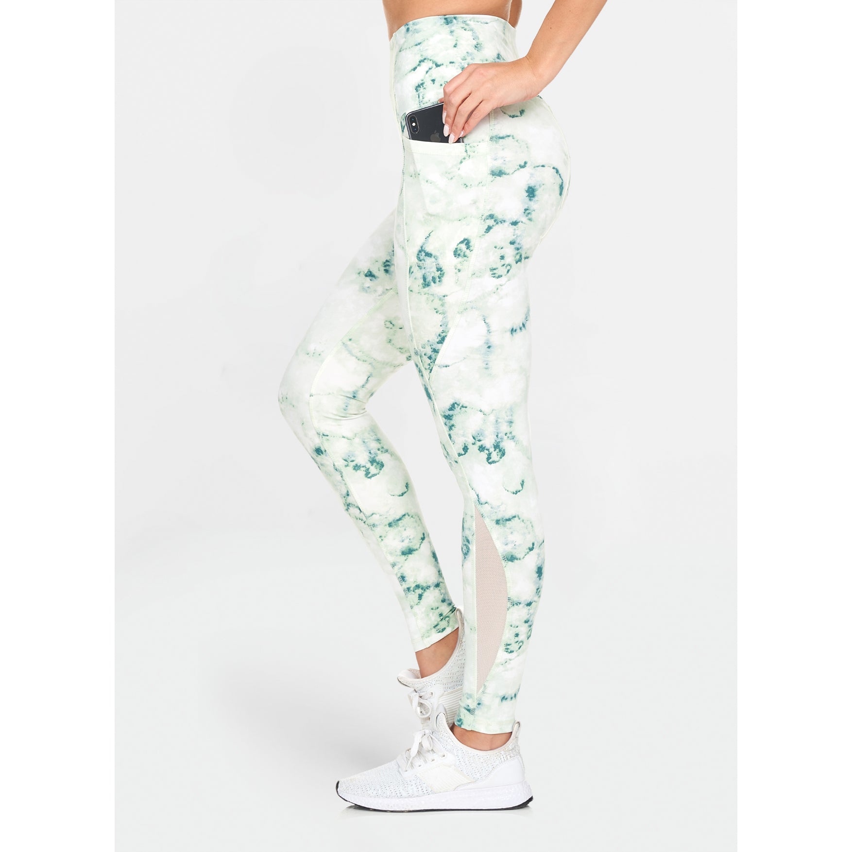 Women's Active High Rise Printed Leggings With Pockets 2025 Unisex For Sale