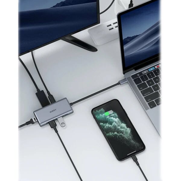 Aukey 6-in-1 USB-C Hub Cheap Sale Websites